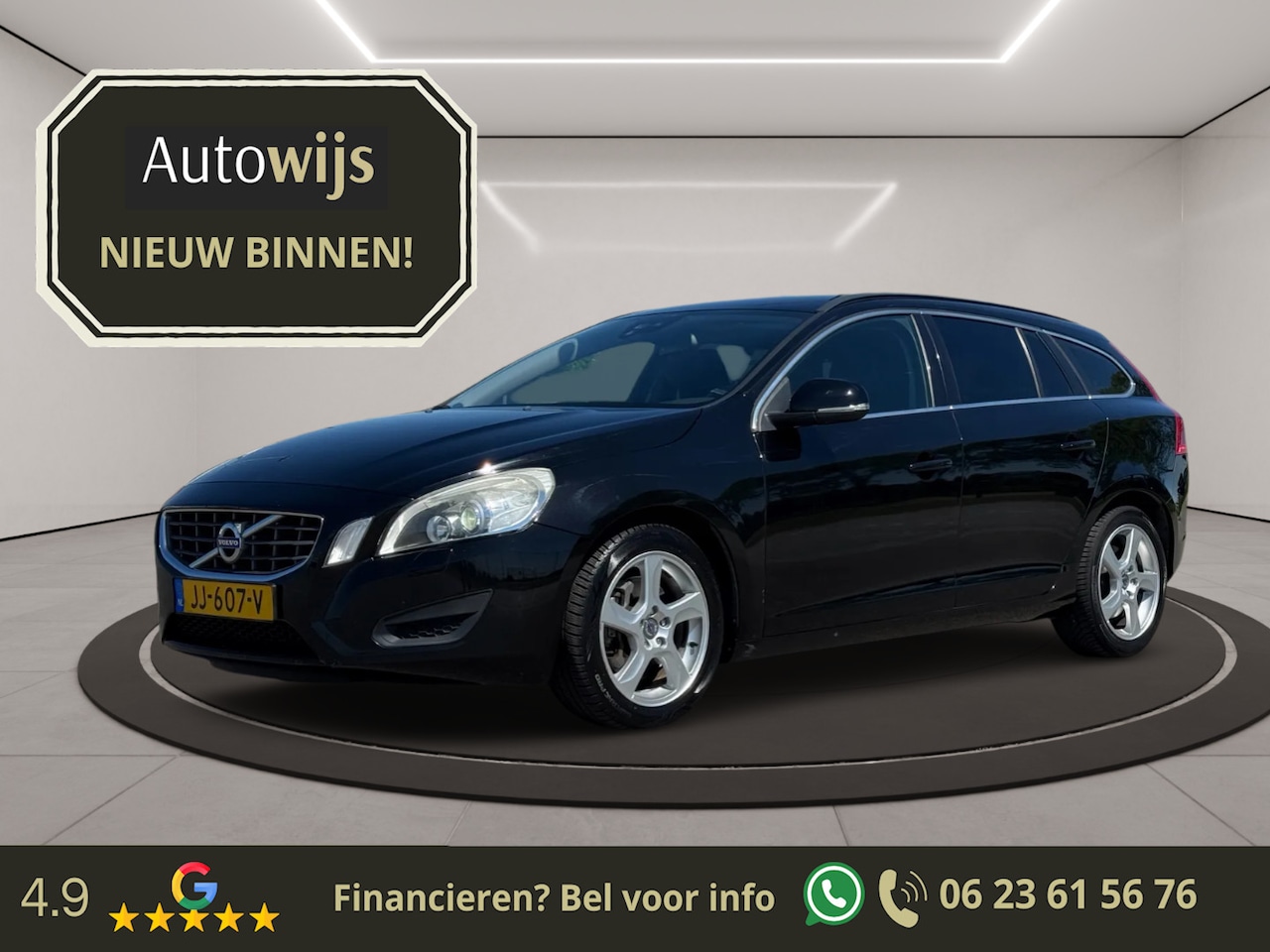 Volvo V60 - 2.0T R-Design|AUT|Navi|Trekhaak|203PK|Xenon|Goed onderhouden - AutoWereld.nl