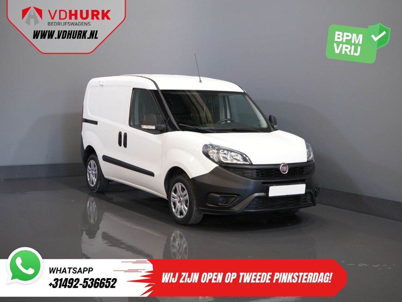 Fiat Doblò Cargo - 1.3 MJ BPM VRIJ! 7x Voorraad NL Auto/ Airco/ Bluetooth/ Betimmering - AutoWereld.nl