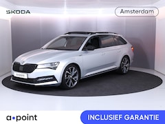 Skoda Superb Combi - 1.5 TSI ACT Sportline Business 150 pk Automaat (DSG) | Navigatie | Panoramadak | Parkeerse