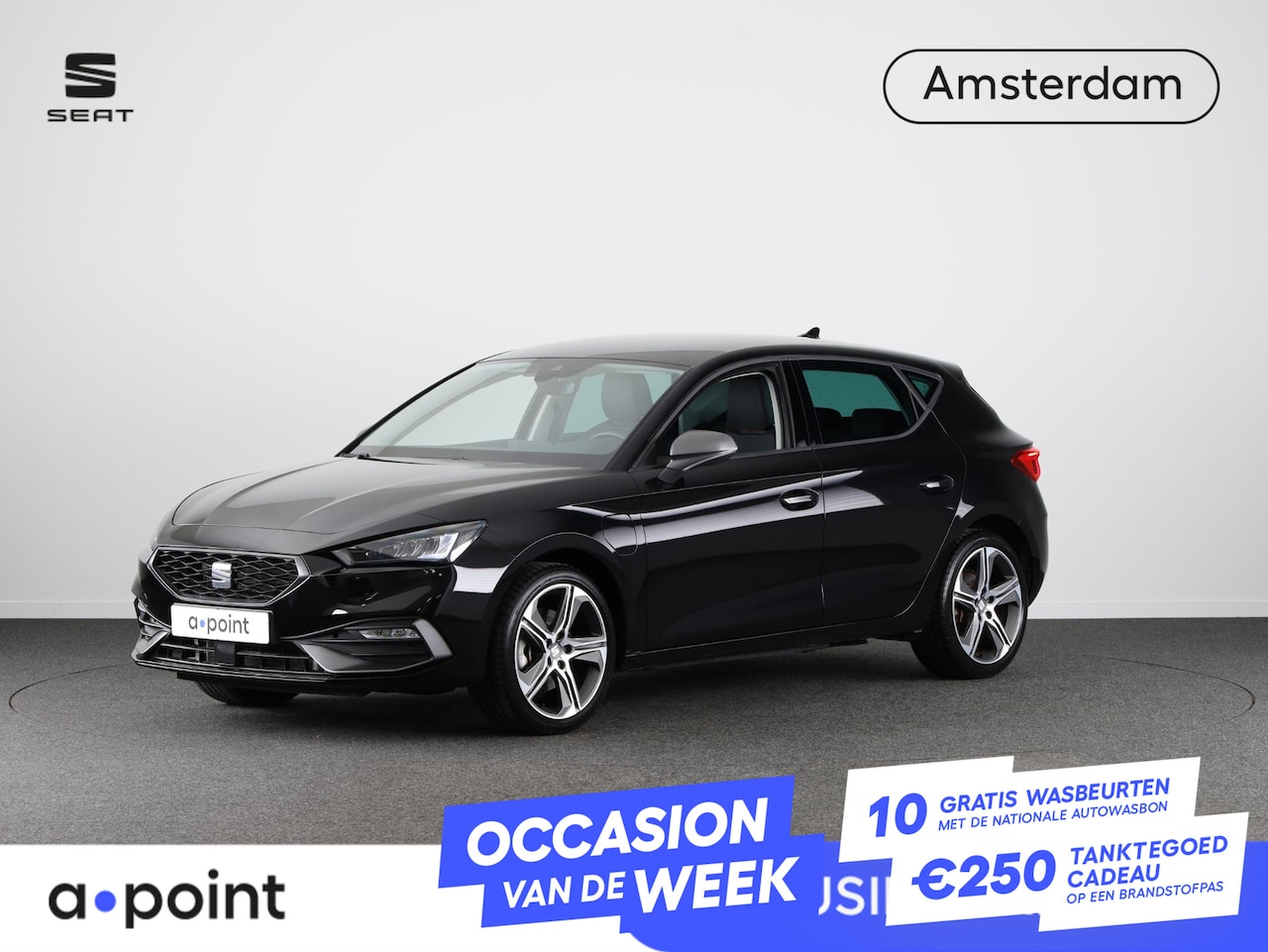 Seat Leon - 1.4 TSI eHybrid PHEV FR Business Intense 204 pk Automaat (DSG) | Navigatie | Parkeersensor - AutoWereld.nl