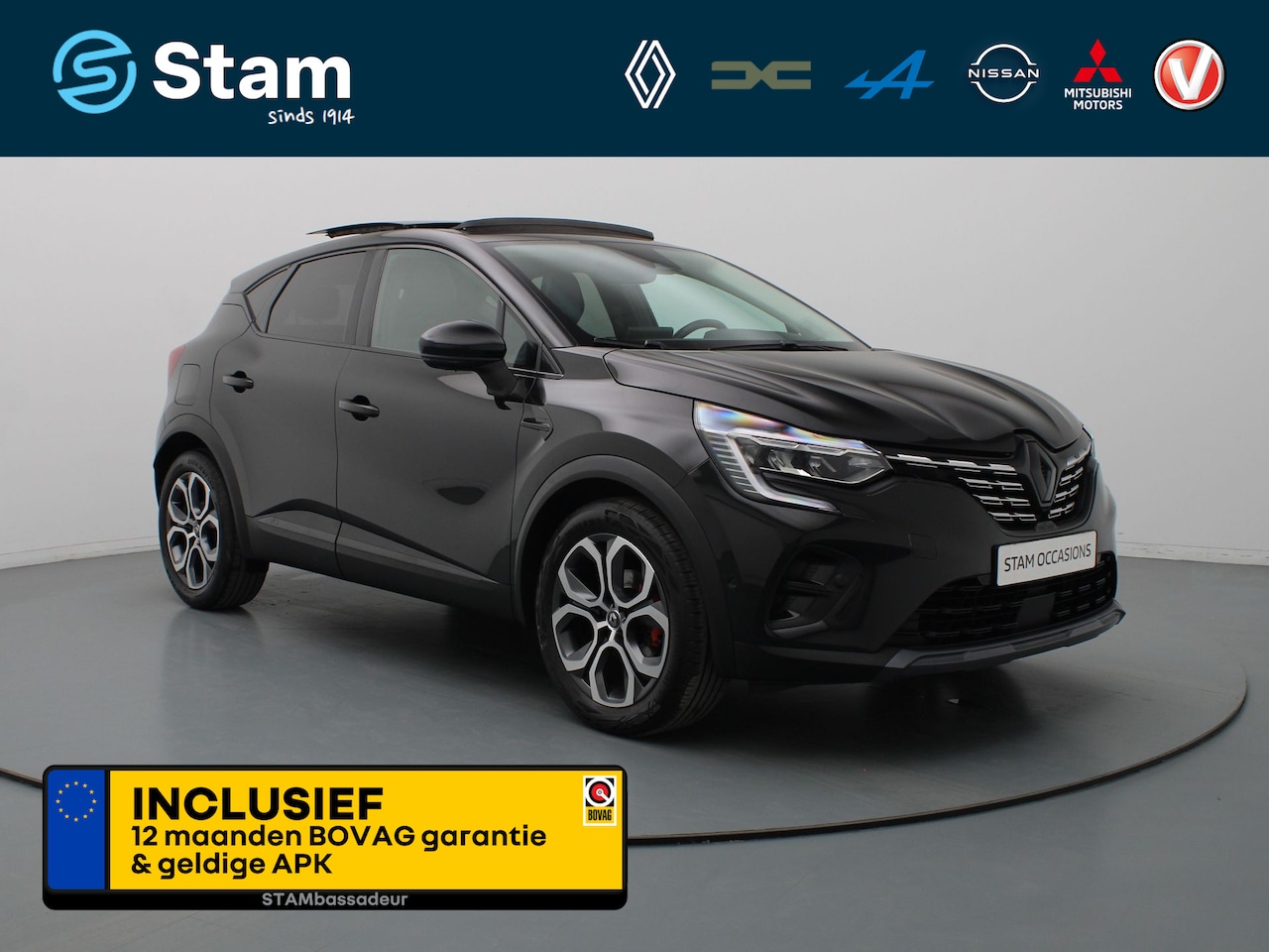 Renault Captur - 1.3 TCe 130 Initiale Paris 360° Camera | Adapt. Cruise | Parkeersens. v+a | Stoel-/stuurve - AutoWereld.nl