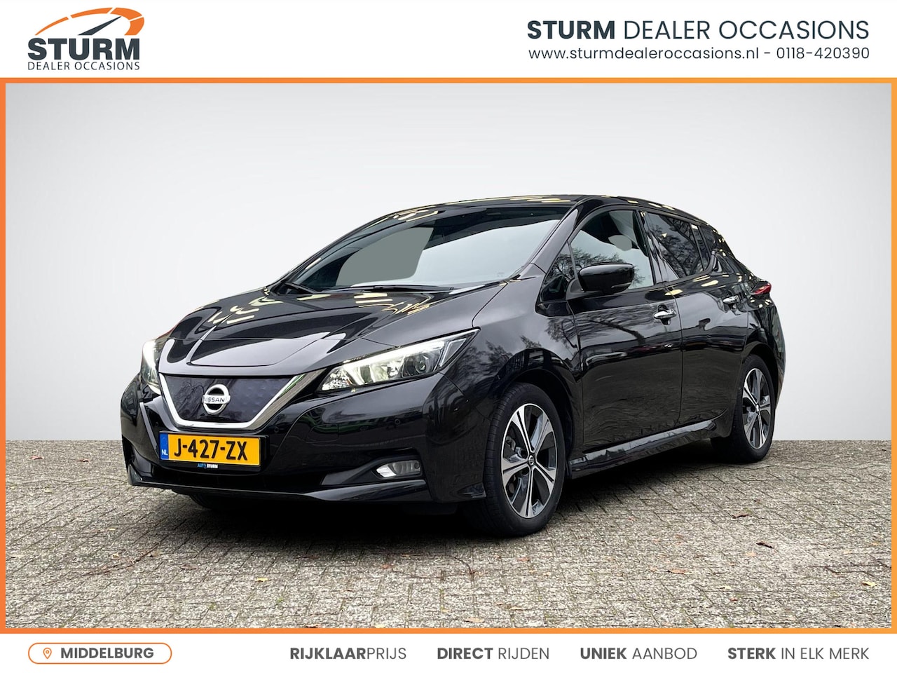 Nissan LEAF - N-Connecta 40 kWh | Navigatie | 360° Camera | Apple Carplay/Android Auto | Stuur- + Stoelv - AutoWereld.nl
