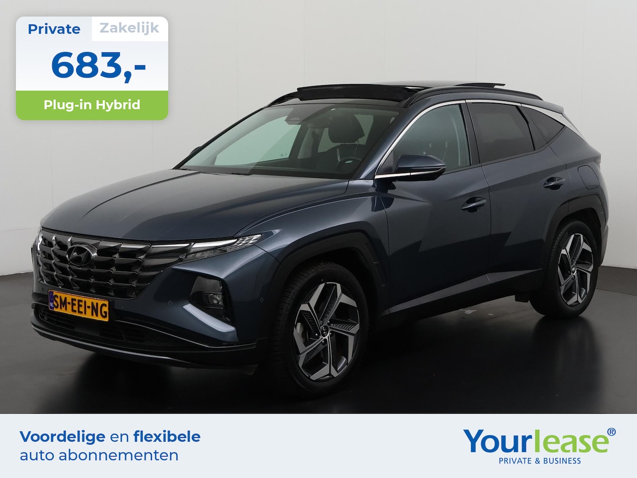 Hyundai Tucson - 1.6 T-GDI PHEV Premium Sky 4WD | All-in 683,- Private Lease | Zondag Open! - AutoWereld.nl