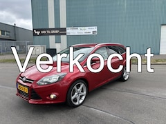 Ford Focus Wagon - 1.6i EcoBoost Titanium 6-Bak 150 PK. Prachtig mooie en als nieuw rijdende auto