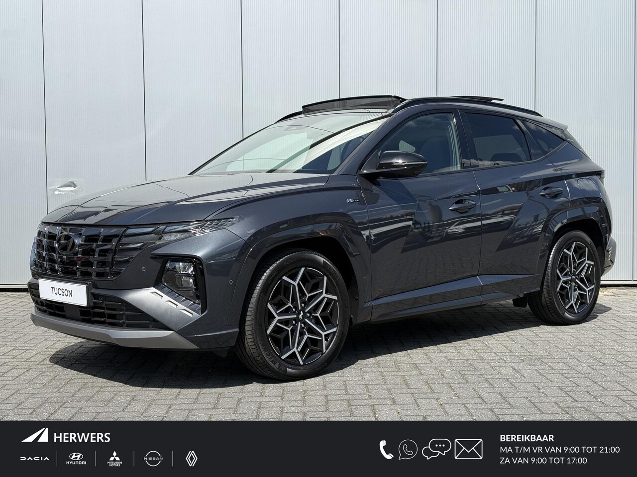 Hyundai Tucson - 1.6 T-GDI PHEV N Line Sky 4WD / Rondomzicht camera / Apple Carplay Android Auto / Adaptief - AutoWereld.nl
