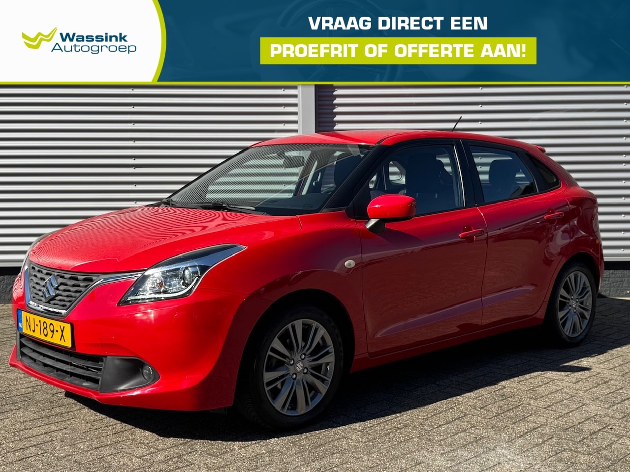 Suzuki Baleno - 1.2 Dualjet 90pk Exclusive | Trekhaak | Stoelverwarming | Parkeersensoren | Bluetooth | - AutoWereld.nl