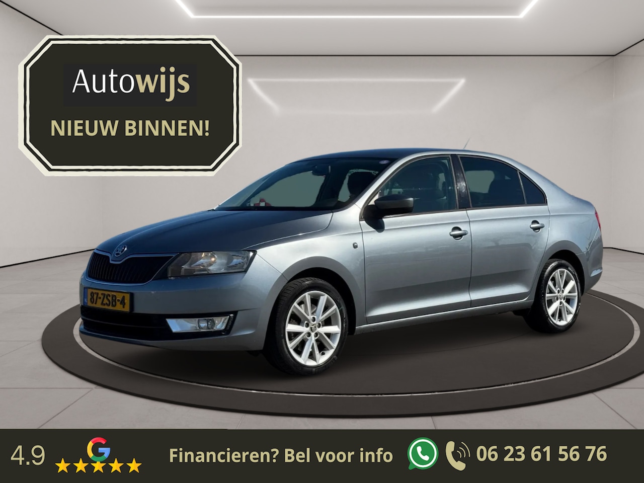 Skoda Rapid - 1.2 TSI Greentech Elegance Businessline|Navi|PDC|Trekhaak|NL AUTO - AutoWereld.nl