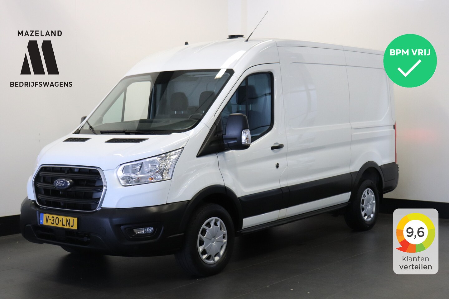 Ford Transit - 350 2.0 TDCI 130PK L2H2 - EURO 6 - Airco - Navi - Cruise - € 19.900,- Excl. - AutoWereld.nl