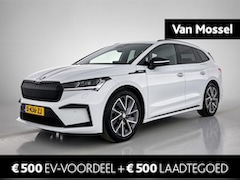 Skoda Enyaq iV - 60 Sportline Lichtmetalen Velgen | Metallic Lak | Sportstoelen | Getint glas vanaf B Stijl