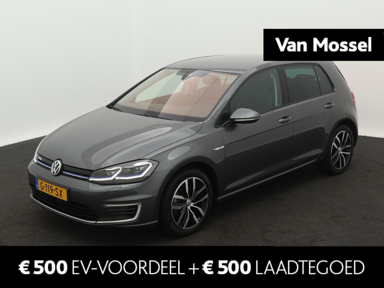 Volkswagen e-Golf - E-DITION 163 PK | Automaat | Camera | Navigatie | Warmtepomp | Stoelverwarming | Keyless | - AutoWereld.nl