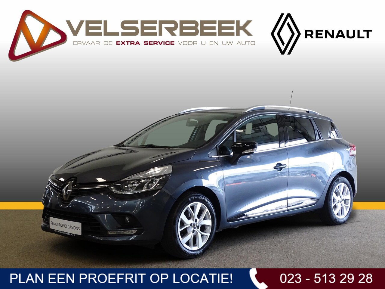 Renault Clio Estate - TCe 90 Limited * LMV/Cruise/Airco/Navi * - AutoWereld.nl