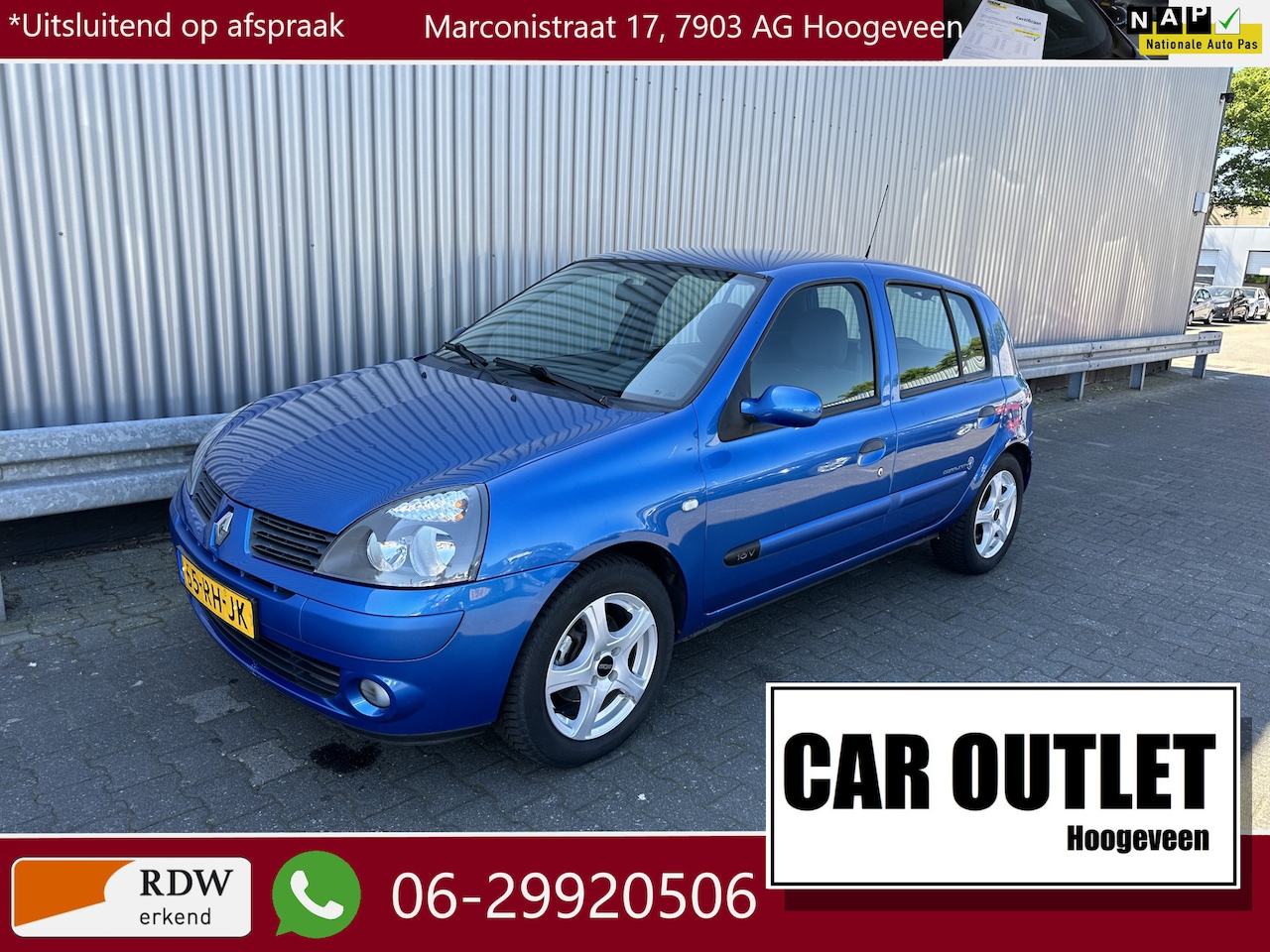Renault Clio - 1.2-16V Drive A/C, CC, LM, Trekh, nw. APK – Inruil Mogelijk – - AutoWereld.nl