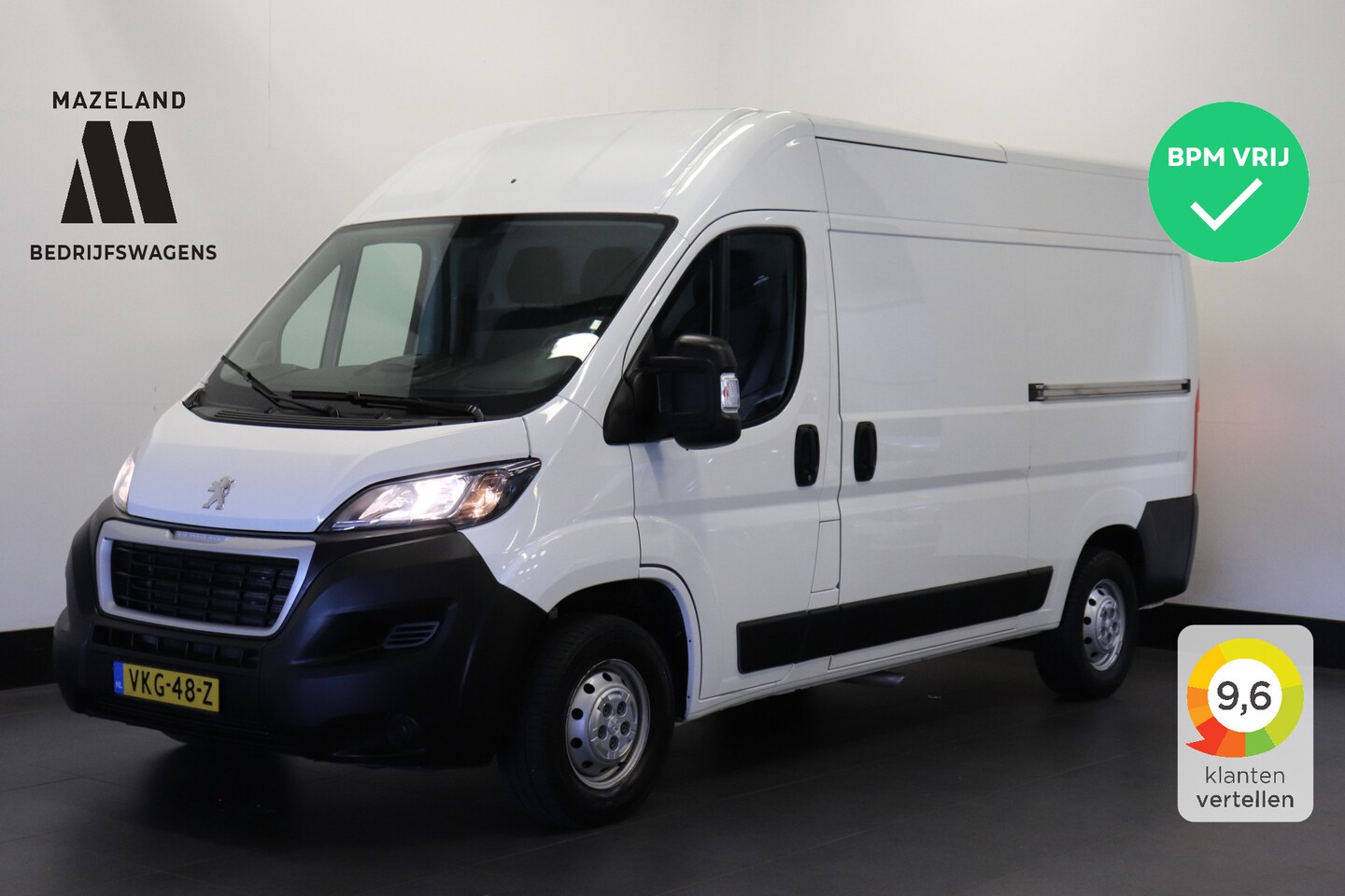 Peugeot Boxer - 2.2 BlueHDi 120PK 2x Schuifdeur L2H2 EURO 6 - Airco - Navi - Cruise - Camera - € 15.950,- - AutoWereld.nl