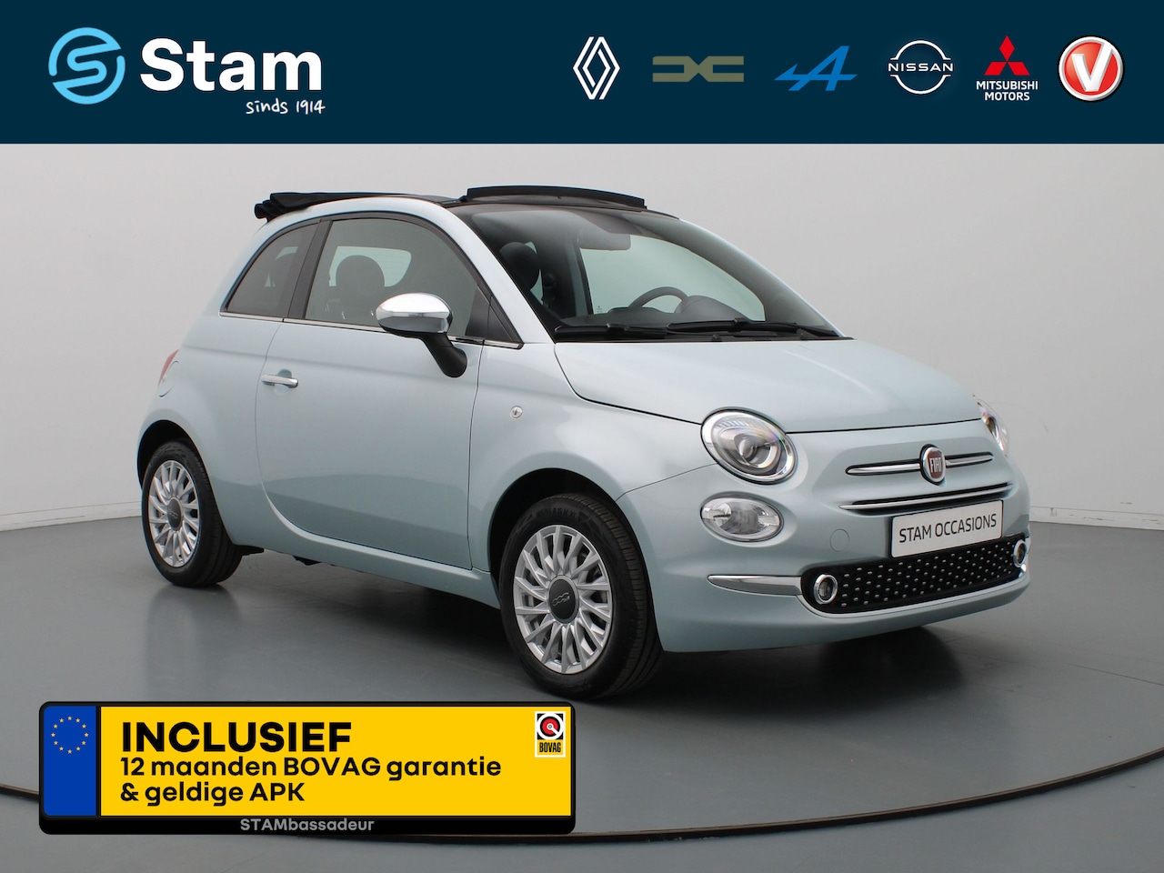 Fiat 500 C - 1.0 Hybrid Dolcevita Cruise | Climate | Navi | Parkeersens. achter | Panoramadak - AutoWereld.nl