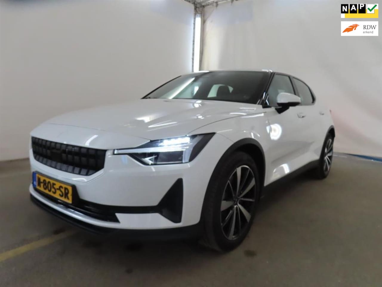 Polestar 2 - Long Range Single Motor 78 kWh | 19 Inch | Incl. BTW | 2020 | Wit | 1e Eigenaar - AutoWereld.nl
