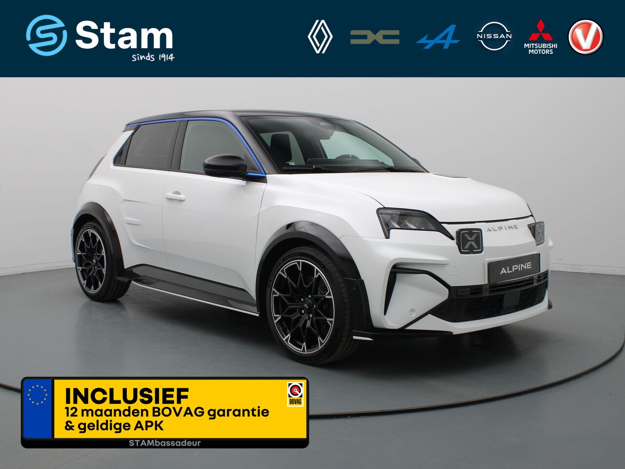 Alpine A290 - GT 52 kWh Snel Leverbaar | NIEUW | SNOWFLAKE met semi-diamant | Adapter V2L | Zonder naam - AutoWereld.nl