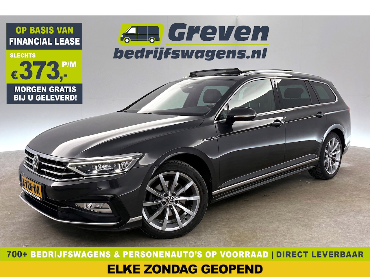 Volkswagen Passat Variant - 1.5 TSI 150PK R-Line DSG Pano Virtual Trekhaak LED ACC Camera Clima Carplay Leder Navi 18" - AutoWereld.nl