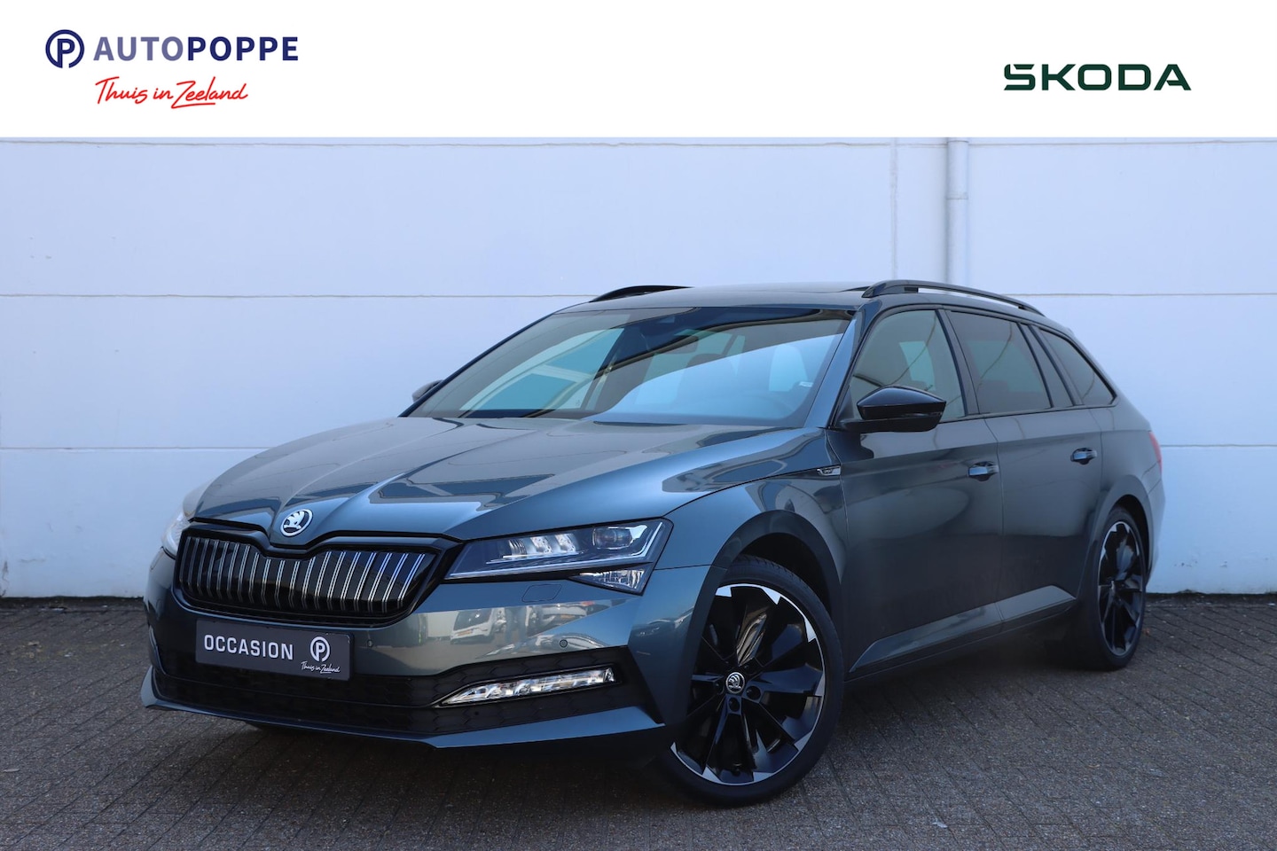 Skoda Superb Combi - 1.4 TSI iV Sportline Business 218pk DSG6 Skoda Superb Combi 1.4 TSI iV Sportline Business - AutoWereld.nl