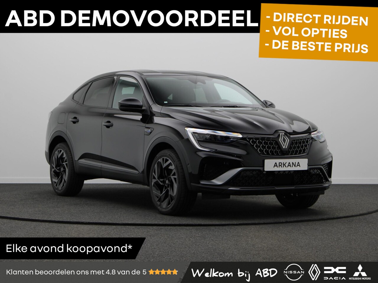 Renault Arkana - 1.6 E-Tech hybrid 145pk esprit Alpine | Elek. bedienbaar schuif- kanteldak | BOSE | Adapti - AutoWereld.nl