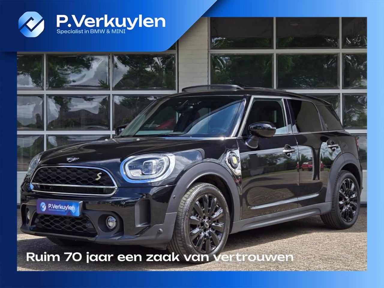 MINI Countryman - 2.0 CO.S E ALL4 Yours I PANORAMA I LEDER I CAMERA I KEY LESS I - AutoWereld.nl