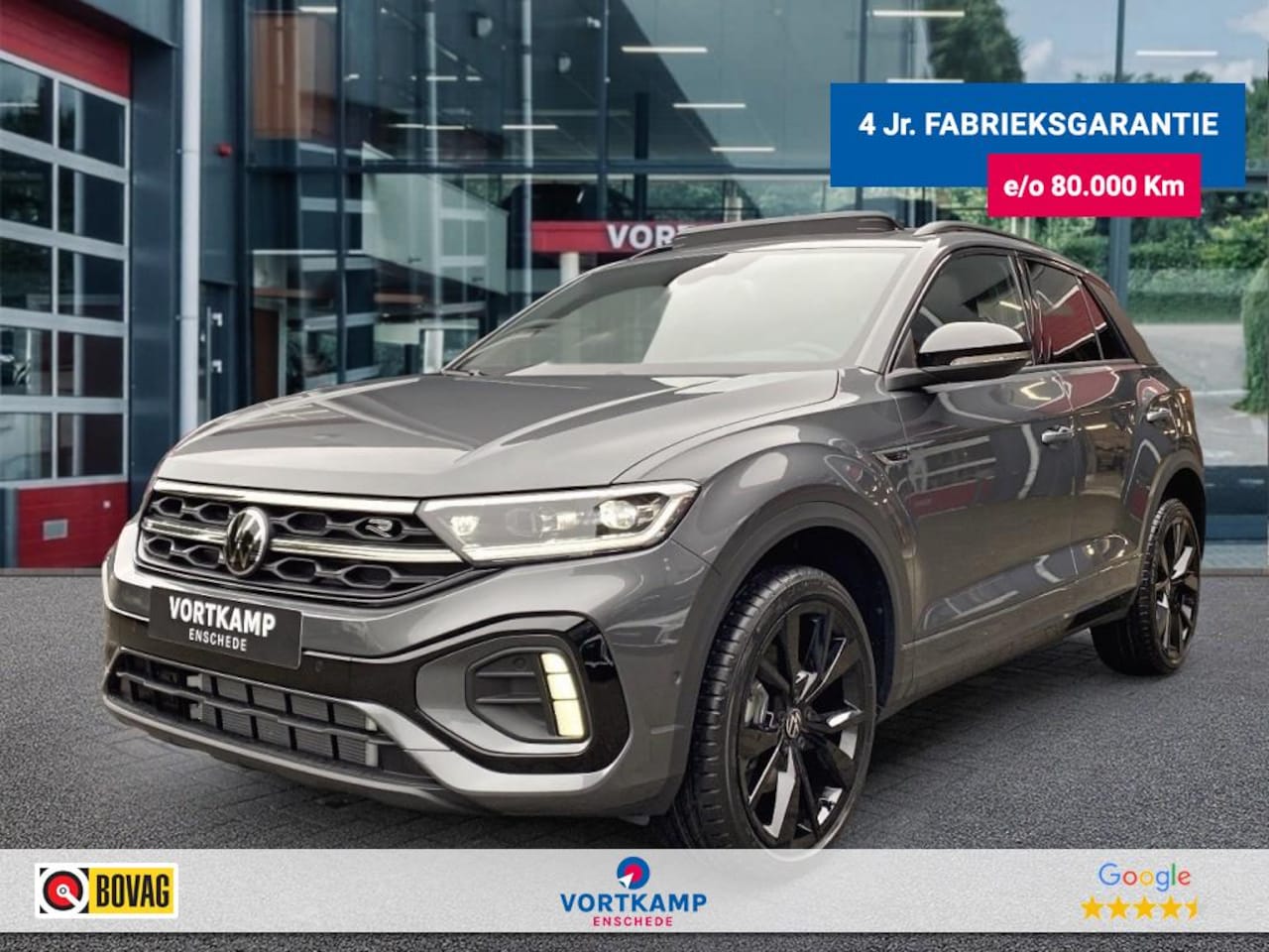 Volkswagen T-Roc - 1.5 TSI DSG R-LINE BLACK-OPTIC PANO-DAK/CAMERA/CARPLAY/ACC/STOEL - AutoWereld.nl