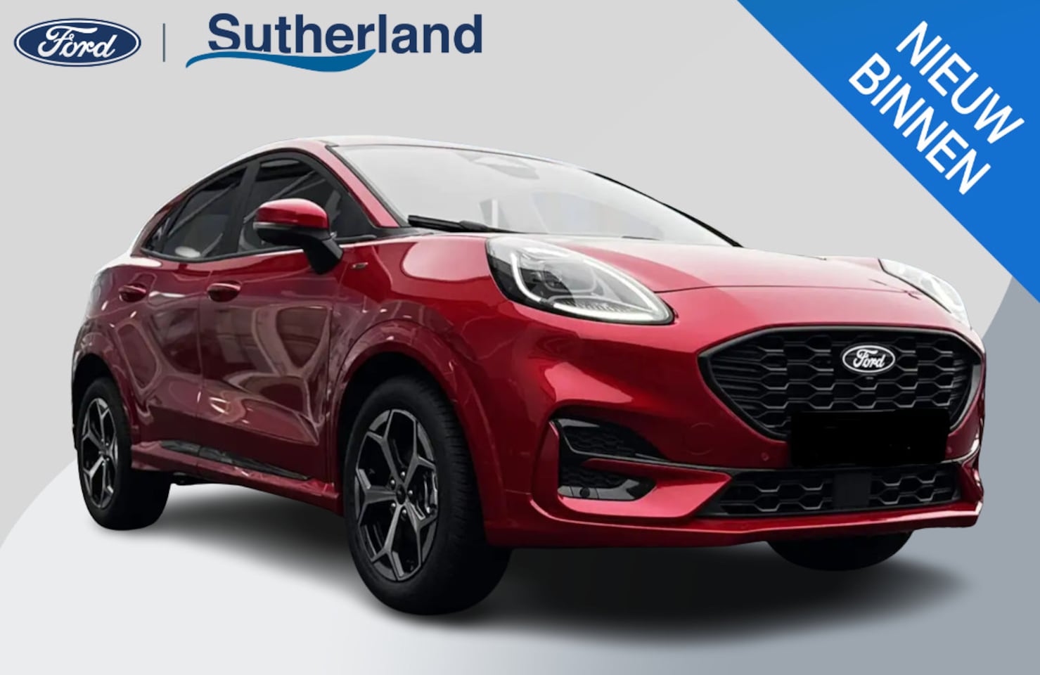 Ford Puma - 1.0 EcoBoost Hybrid ST-Line 125pk Automaat | Nieuw Model | Fantastic Red | Achteruitrijcam - AutoWereld.nl