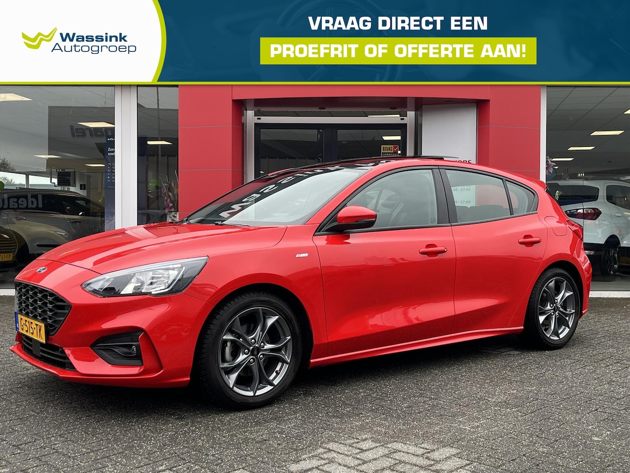 Ford Focus - 1.0 EcoBoost 125pk ST-Line Business I Glazen Schuif/kanteldak I Stoelverwarming I Stuurver - AutoWereld.nl