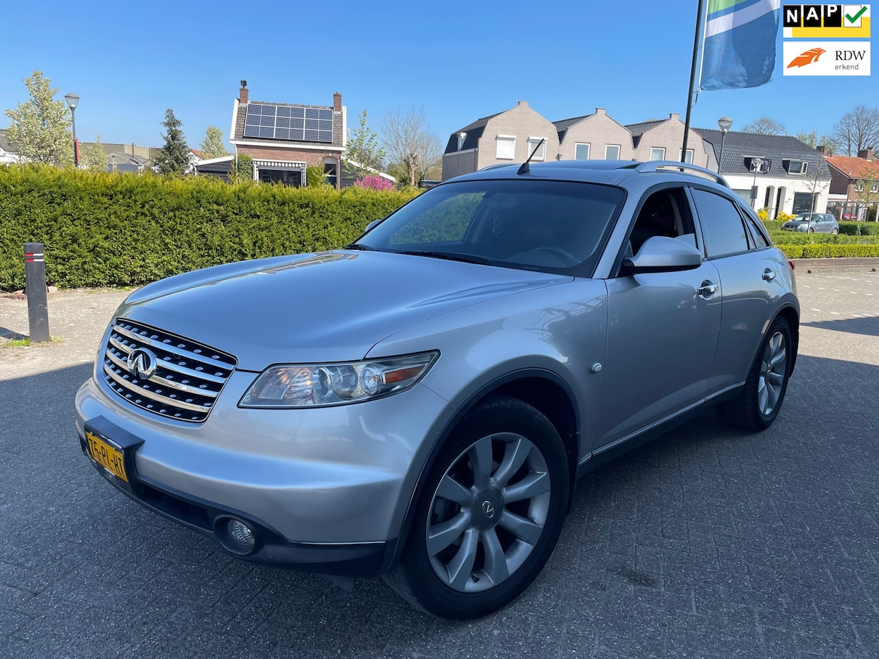 Infiniti FX - 35 V6 3.5 NAP/AUTOMAAT/LEER/DAKJE - AutoWereld.nl