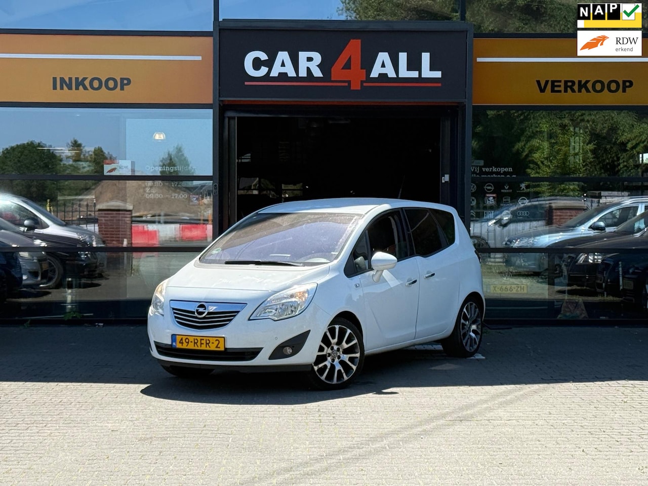 Opel Meriva - 1.4 Turbo Cosmo PDC/TREKHAAK/NAVI/CRUISE/AIRCO/APK 07-11-2025 - AutoWereld.nl