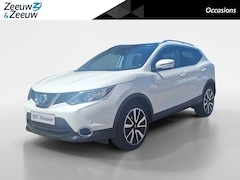 Nissan Qashqai - 1.6 Tekna | Trekhaak| Navigatie| Lederen bekleding| Stoel en voorruitverwarming| Panoramis