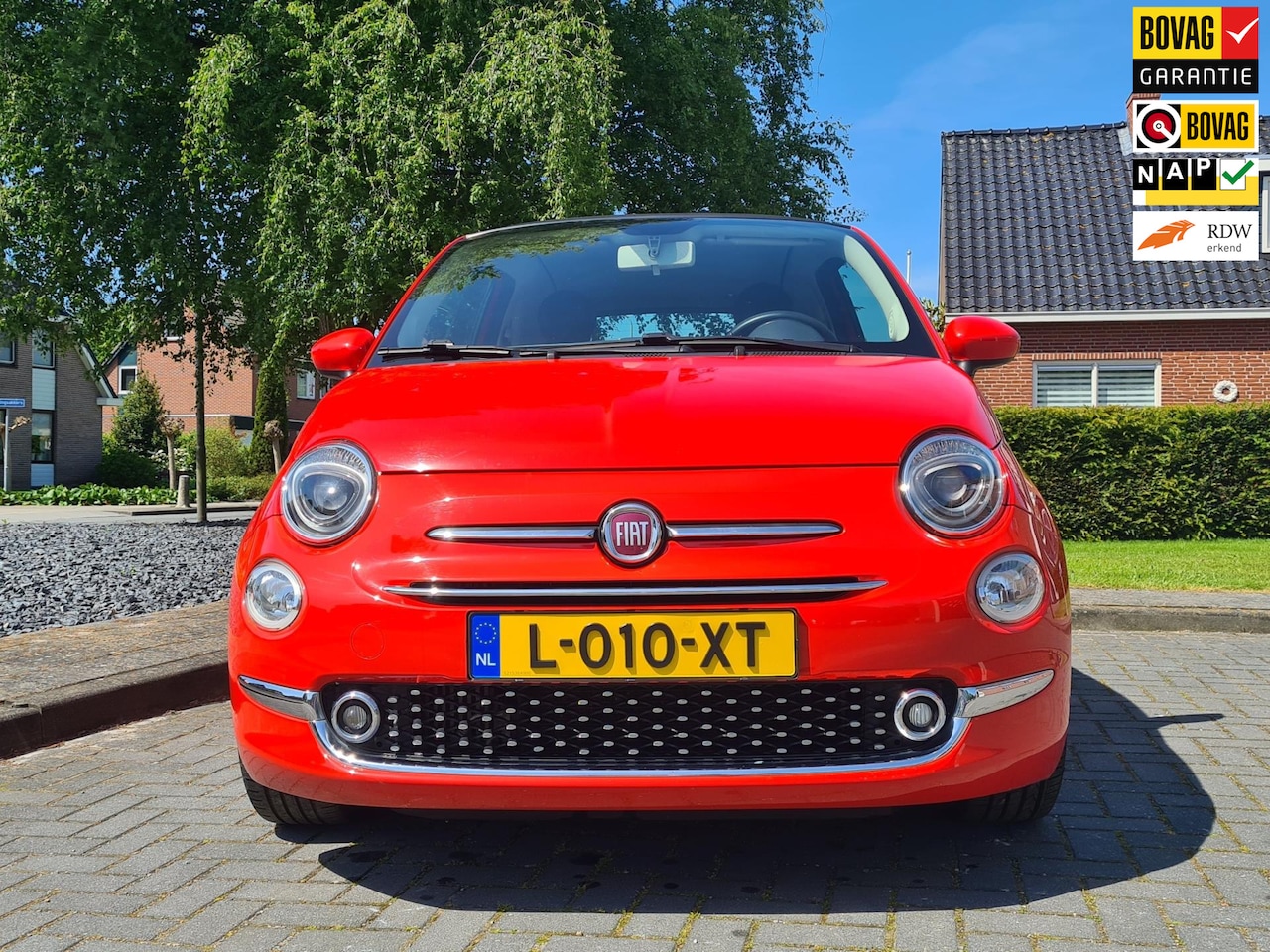 Fiat 500 C - 0.9 TwinAir Lounge - Koraalrood - AutoWereld.nl