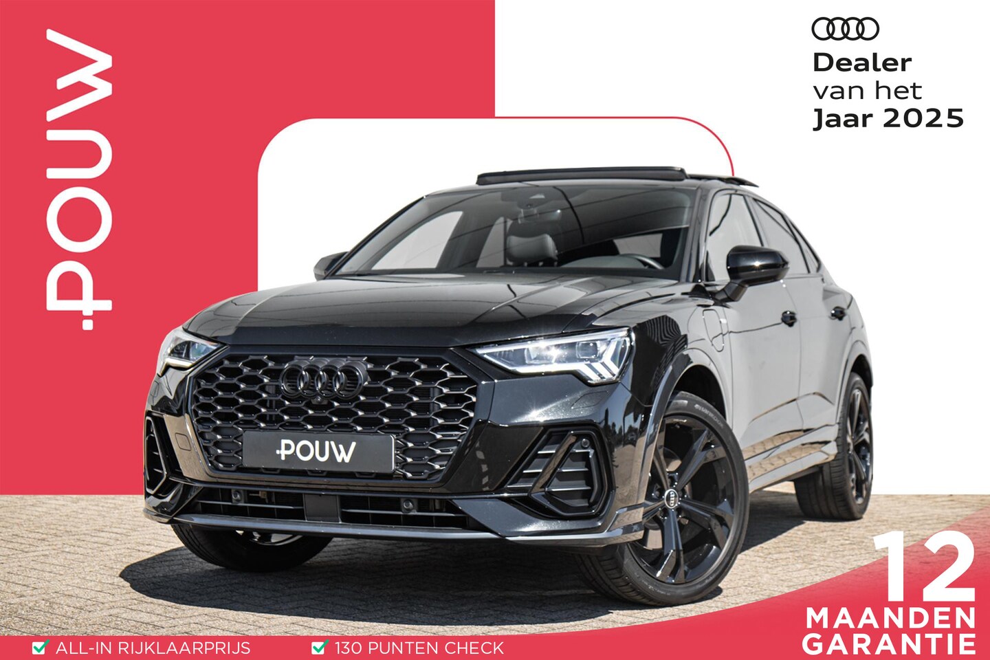 Audi Q3 Sportback - 45 TFSIe 245pk PHEV S Edition | Panoramadak | Trekhaak | Apple Carplay/Anroid Auto | 20" L - AutoWereld.nl