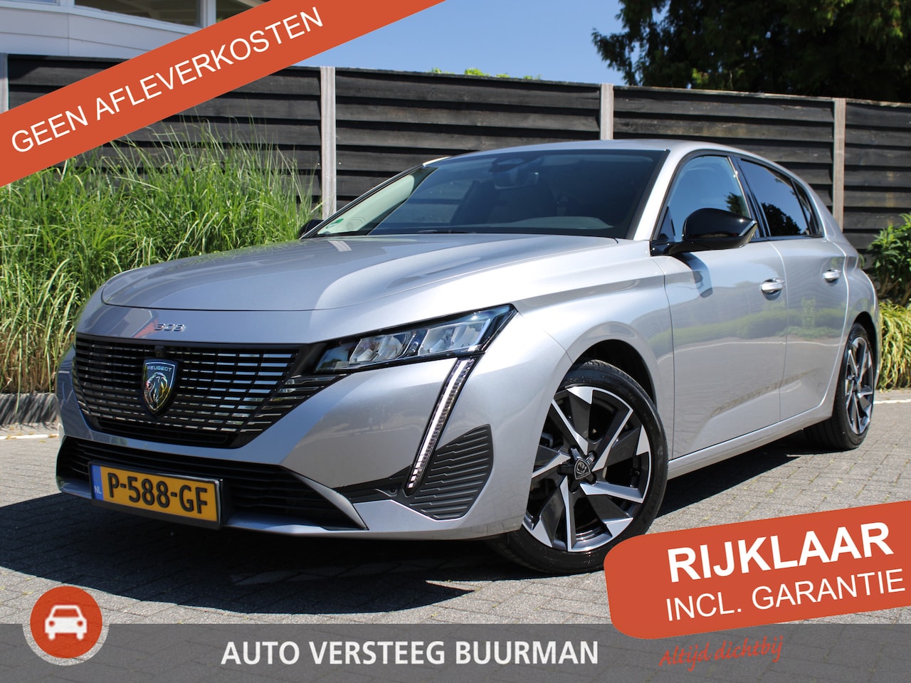 Peugeot 308 - Allure Pack Business 1.2 PureTech 130PK Navigatie, Keyless, Rondomzichtcamera, Afneembare - AutoWereld.nl