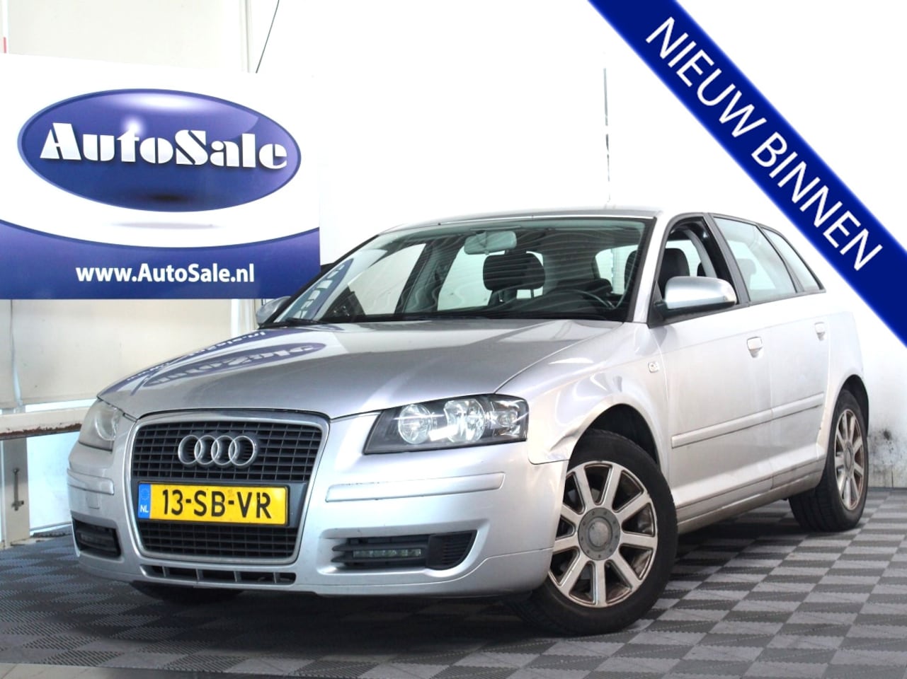 Audi A3 Sportback - 1.6 FSI Attraction NAP CRUISE CLIMA LMV '05 - AutoWereld.nl