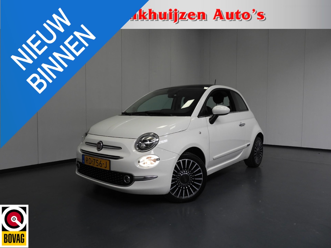 Fiat 500 - 1.2i Lounge NAVI/PANODAK/CLIMA/PDC/16"LMV! - AutoWereld.nl