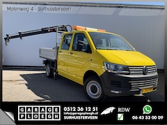 Volkswagen Transporter - 2.0 TDI HIAB kraan Kastinrichting Trekhaak Laadkraan Airco Cruise Comfortline DC L2H1 Lang