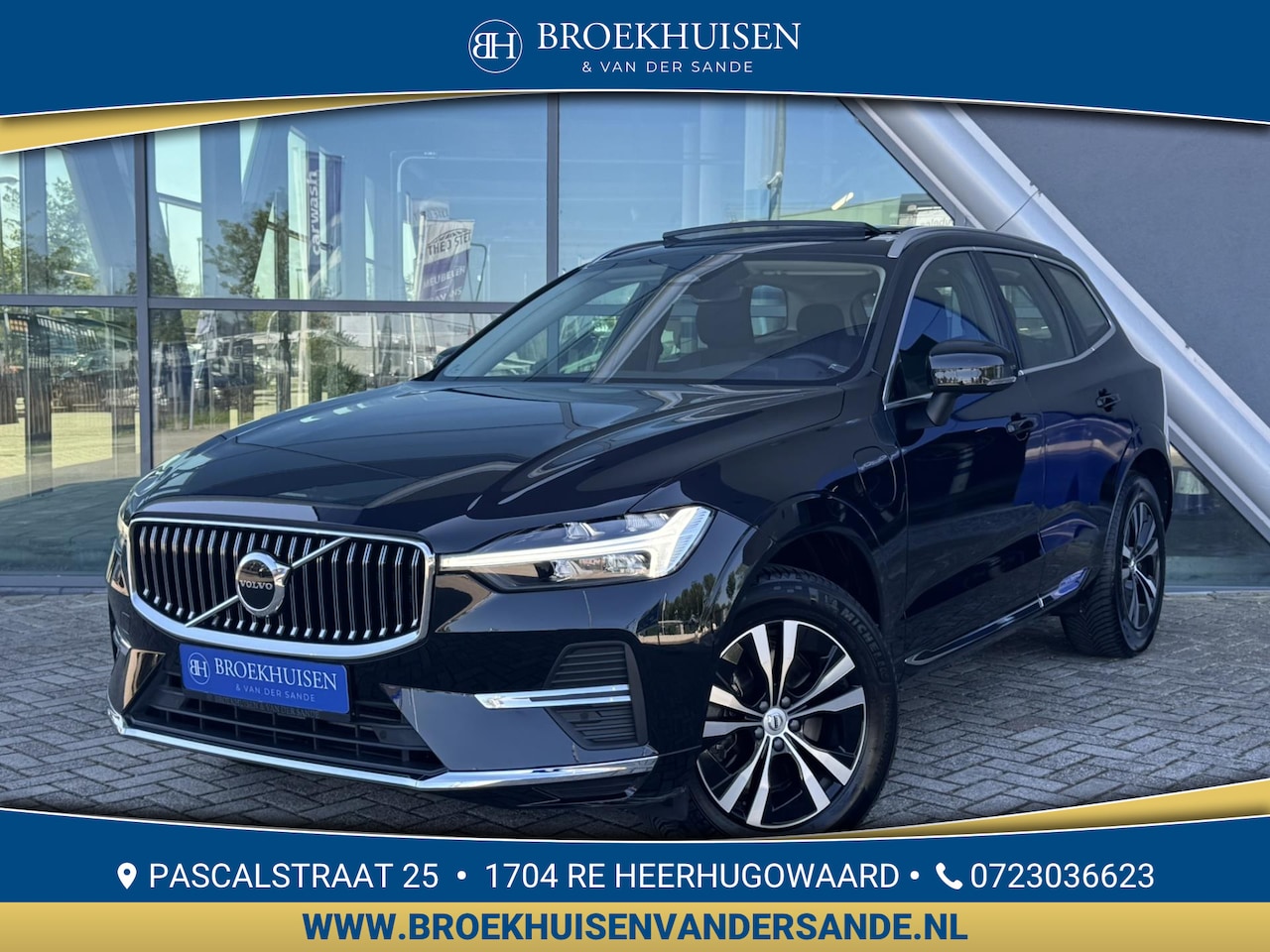 Volvo XC60 - 2.0 T6 Plug-in hybrid AWD Plus Bright 398pk Longe Range Panoramadak / Camera / Standkachel - AutoWereld.nl