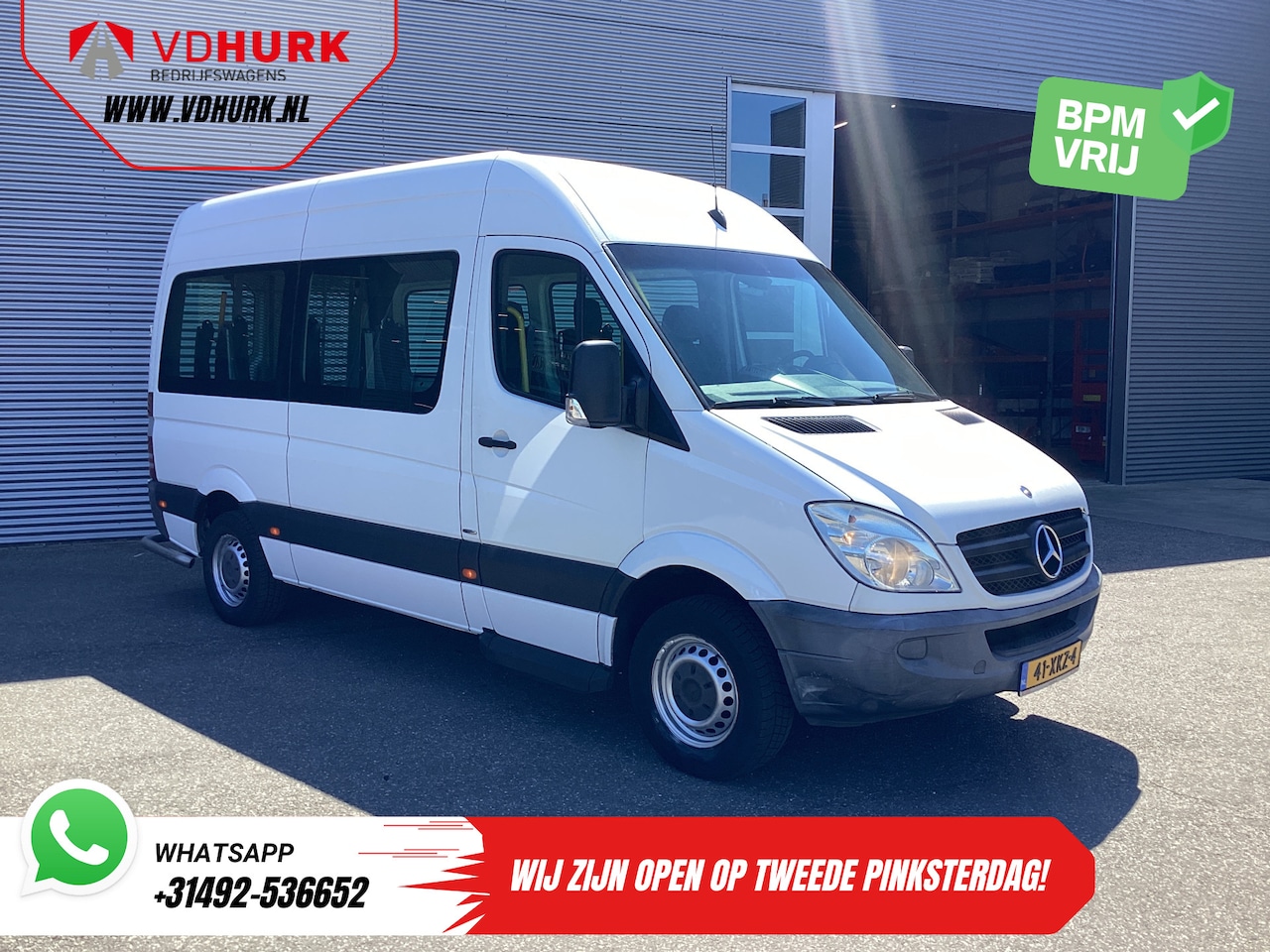 Mercedes-Benz Sprinter - 313 2.2 CDI L2H2 €10.164 Incl. BTW BPM VRIJ! EXPORT ONLY Roelstoelvervoer/ Combi/ 9 Persoo - AutoWereld.nl