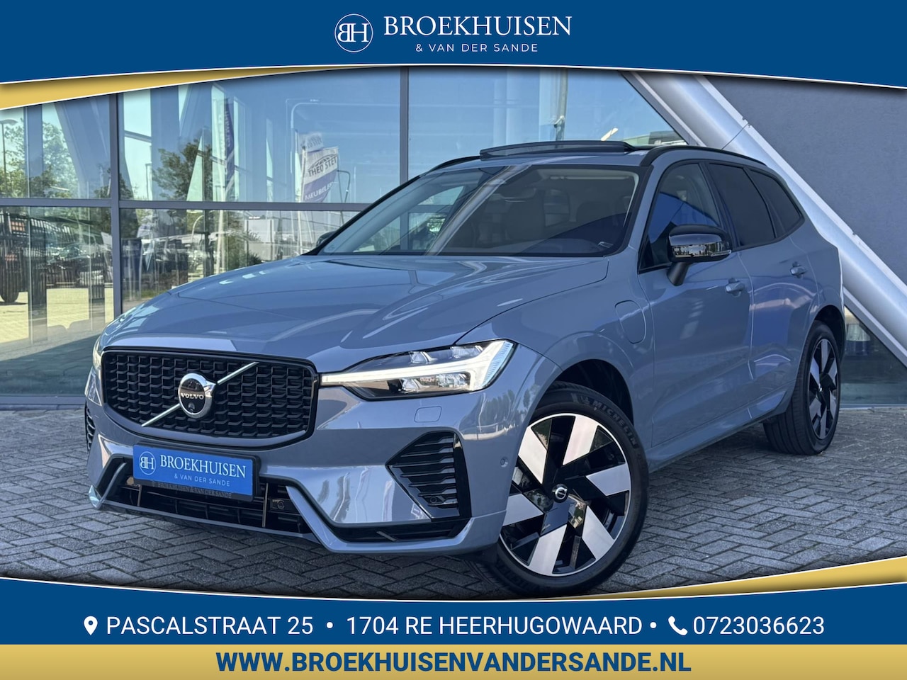 Volvo XC60 - 2.0 T6 Plug-in hybrid AWD Plus Dark Long Range 398pk Panoramadak / 360 Camera / Harmon Kar - AutoWereld.nl