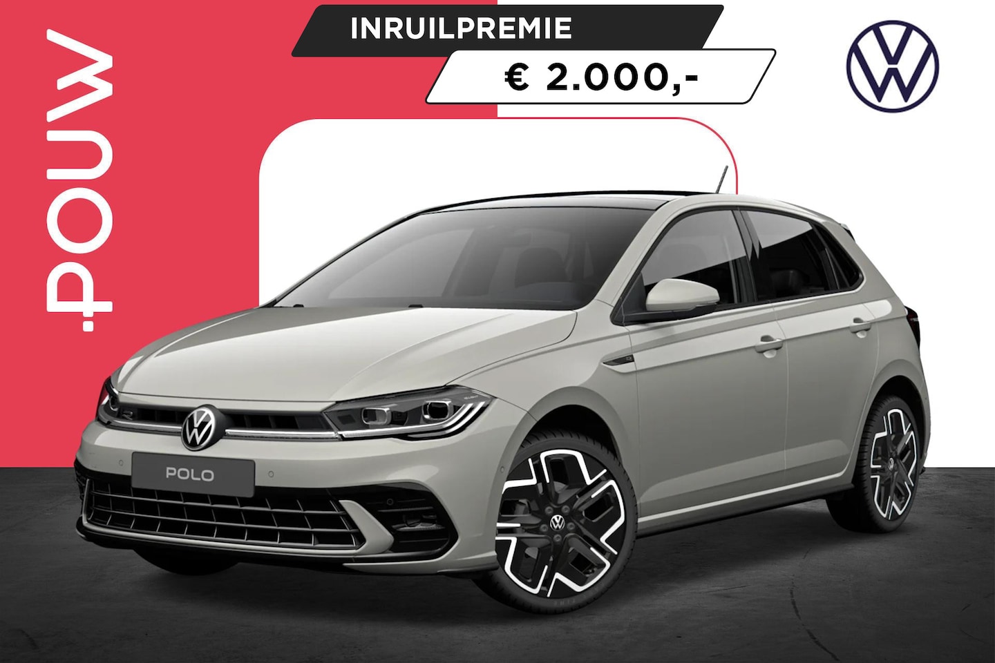 Volkswagen Polo - 1.0 TSI 95pk DSG R-Line Edition | LMV 17'' | Panoramadak - AutoWereld.nl