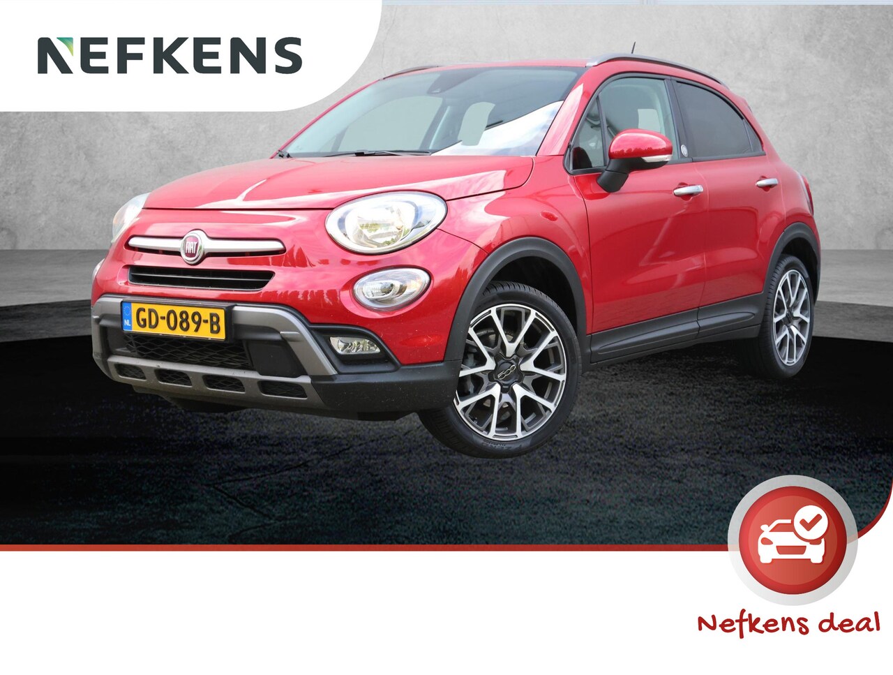 Fiat 500 X Cross - 140pk Turbo MultiAir Cross | Climate Control | Navigatie | Stoelverwarming | 18" LMV | ALL - AutoWereld.nl