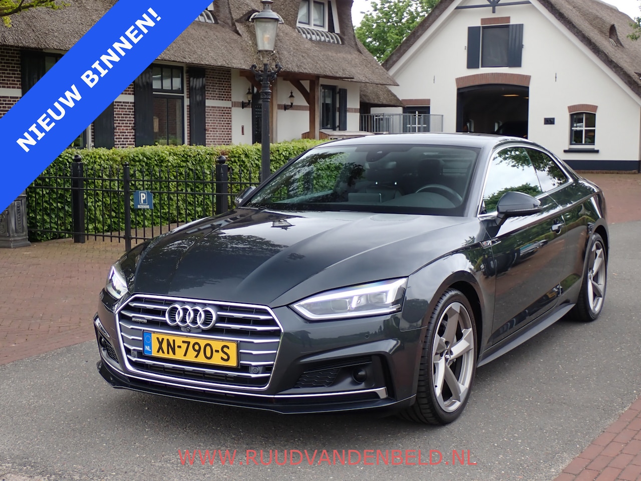 Audi A5 Coupé - 2.0TFSI QUATTRO S-LINE ACC/VIRTUAL/MASSAGE/SPORTLEER/TREKHAAK - AutoWereld.nl