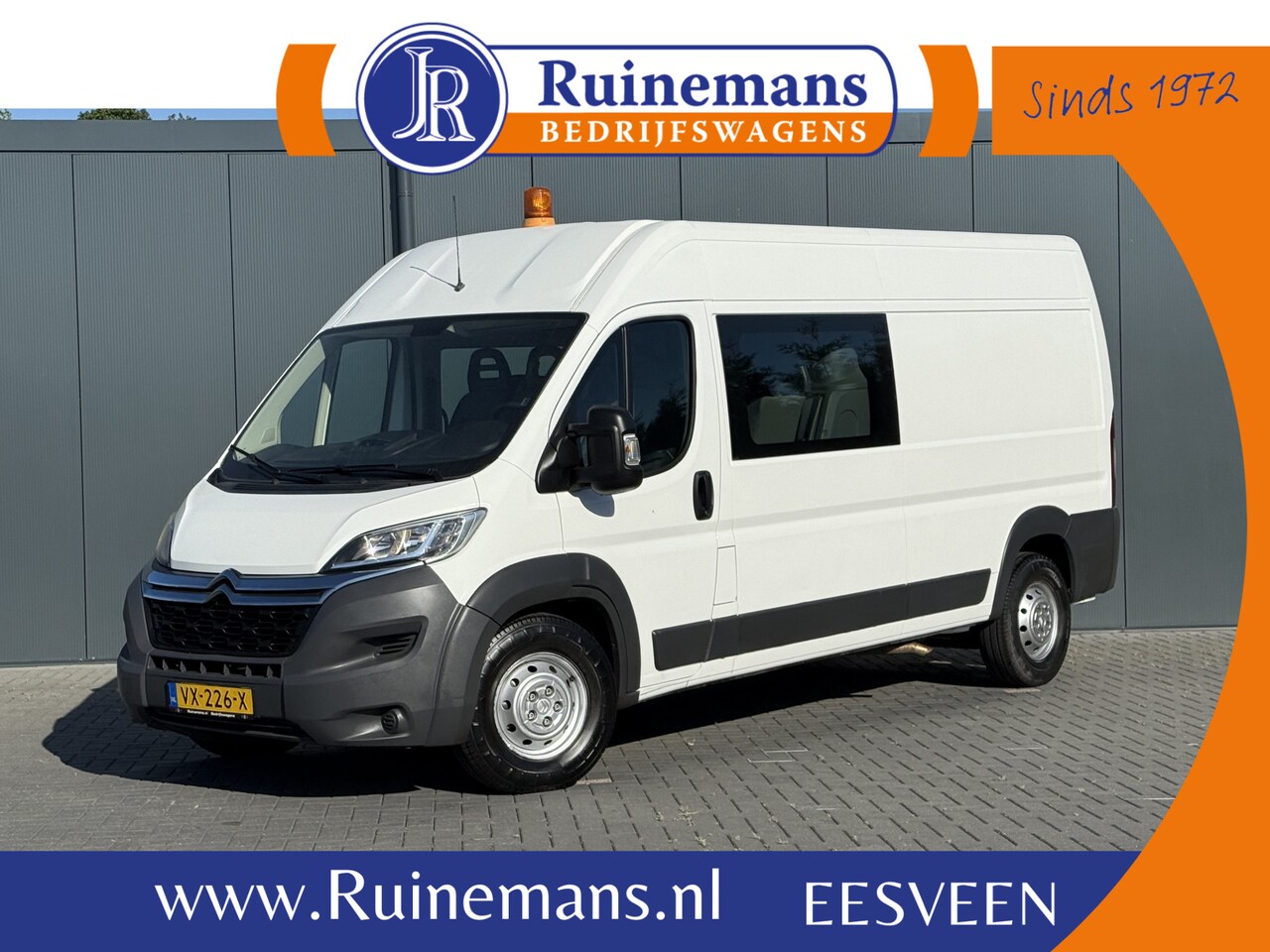 Citroën Jumper - 35 2.2 HDI 150 PK / L3H2 MAXI / DUBBELE CABINE 7-PERS / AIRCO / CAMERA / INRICHTING / 3 TO - AutoWereld.nl