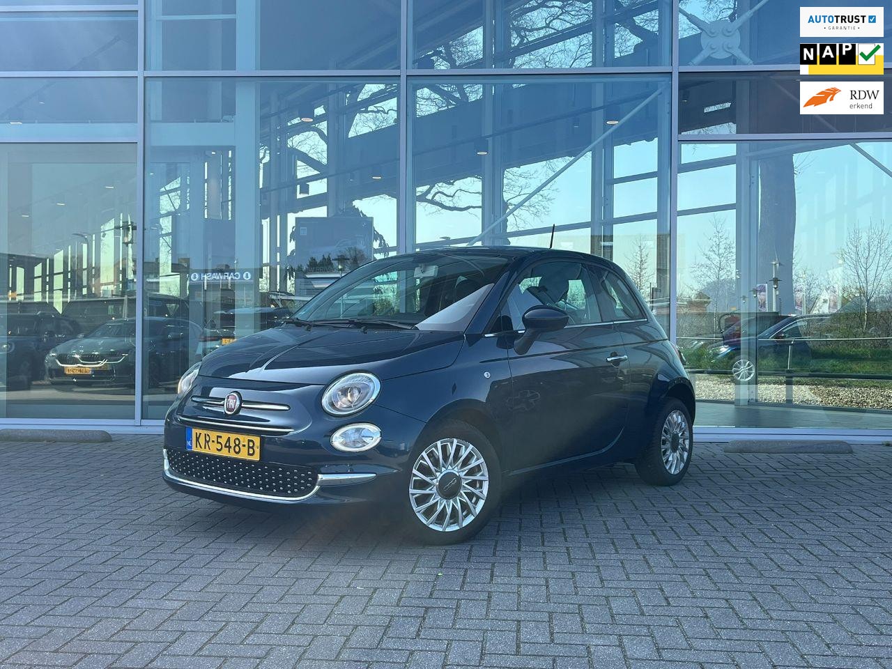 Fiat 500 - 0.9 TwinAir Turbo Lounge - Airco, Panoramadak, NL auto, 86pk - AutoWereld.nl