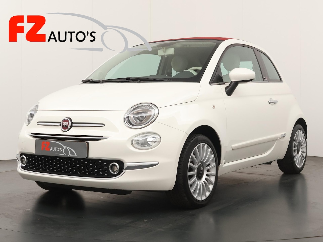 Fiat 500 C - 1.2 Lounge - Lichtmetalen velgen - Airconditioning - Parkeersensoren - 4-cilinder! - AutoWereld.nl