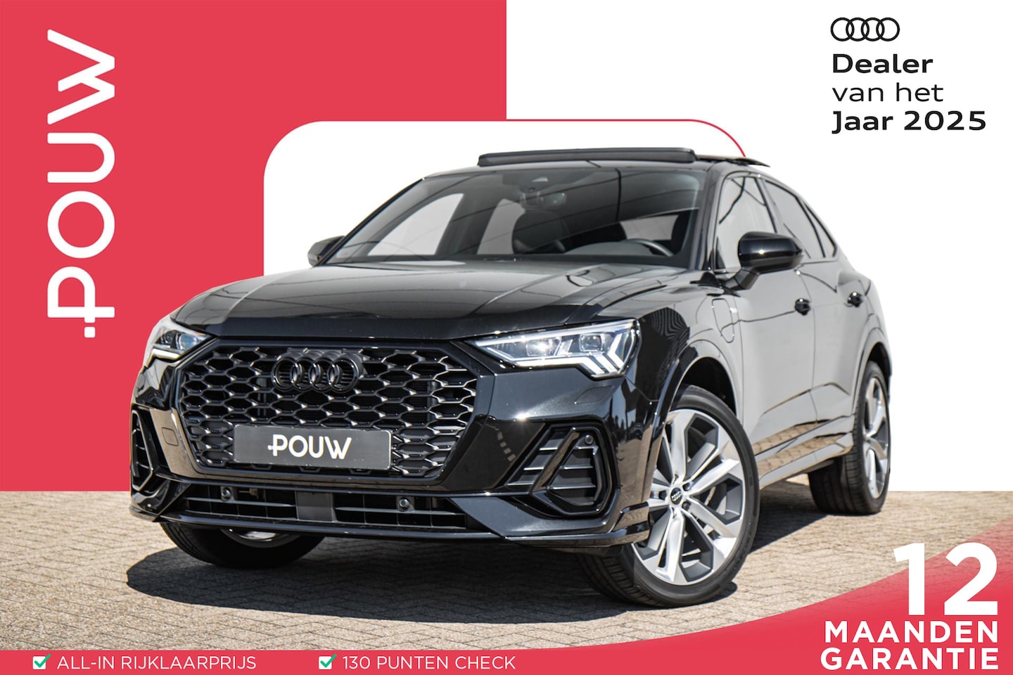 Audi Q3 Sportback - 45 TFSIe 245pk PHEV S Edition | Panoramadak | Trekhaak | 20" LM Velgen | Sonos - AutoWereld.nl