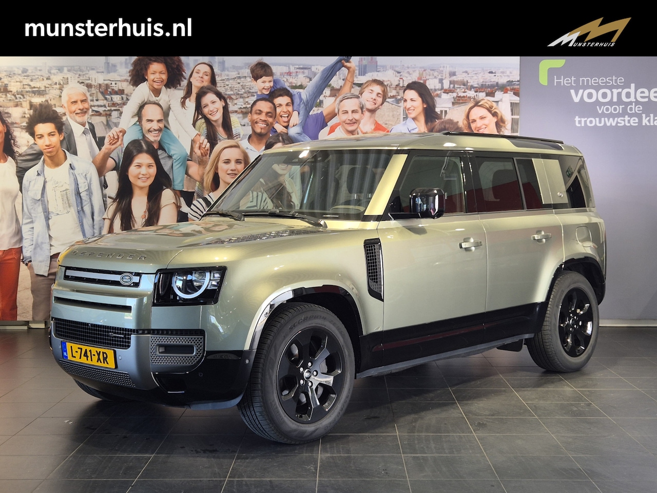 Land Rover Defender 110 - 2.0 P400e 110 X-Dynamic S | Adaptieve cruise control | Stoel verwarming | - AutoWereld.nl