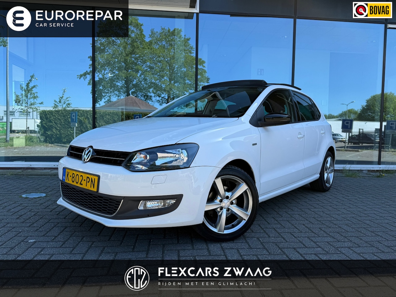 Volkswagen Polo - 1.2 TSI Highline - Automaat - Open/Schuifdak - Airco - Parkeerhulp - AutoWereld.nl