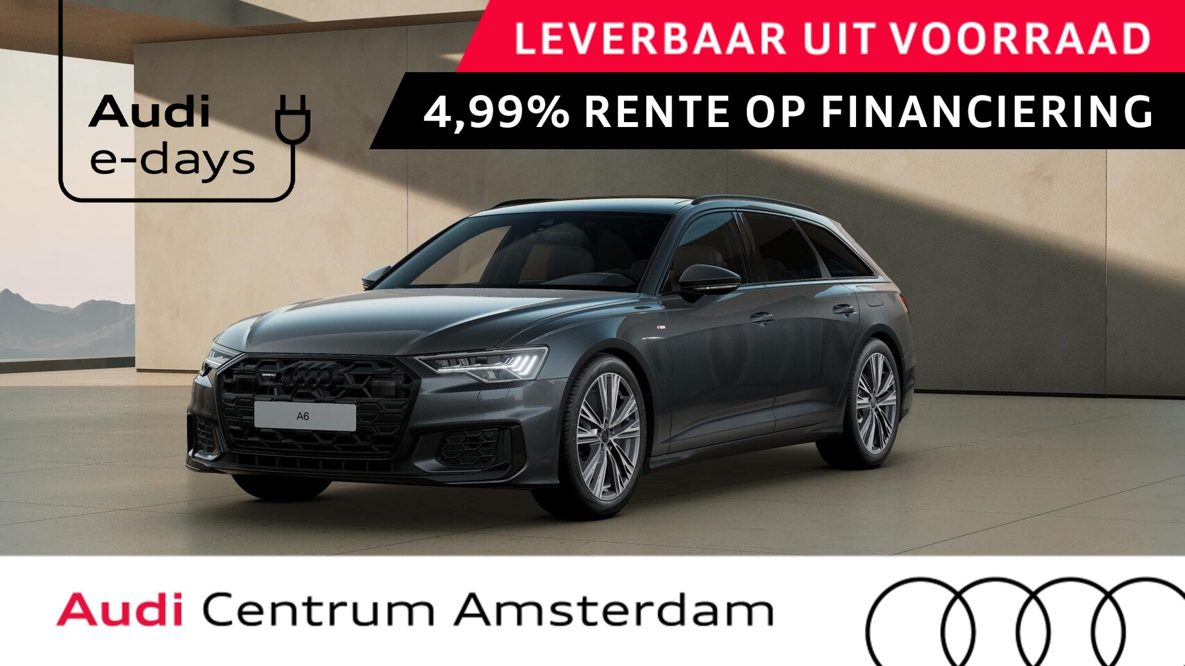 Audi A6 Avant - 50 TFSI e quattro S edition Competition adaptive cruise control, panoramadak, B&O soundsys - AutoWereld.nl