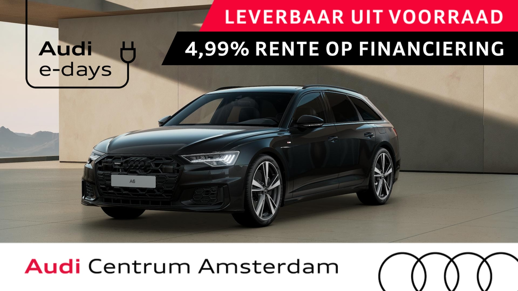 Audi A6 Avant - 50 TFSI e quattro S edition Competition panoramadak, comfortsleutel, B&O soundsysteem, led - AutoWereld.nl